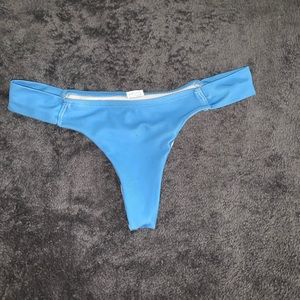 Blue bikini bottoms